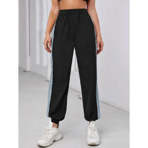 Gran oferta 2024, pantalones de chándal personalizados de algodón de lana, pantalones para correr al por mayor con cierre de cordón, estilo de invierno frontal plano - Product Image 3