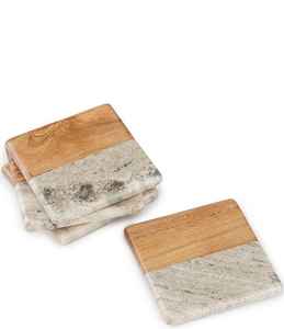 American Style Handmade Stone <b>Coasters</b> Wood <b>Marble</b> <b>Coaster</b> for Tea Cups Kitchenware Mats & Pads - Product Image 4