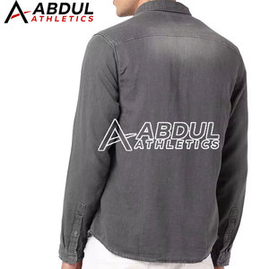 Camisa de Mezclilla de Primera Calidad en Oferta, Camisa de Mezclilla Cálida y Cómoda para Hombre para Venta en Línea - Product Image 4