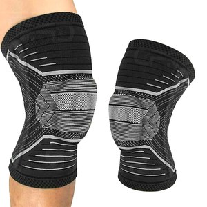 Joxar Nén Silicone Full Knee Brace Strap Patella <span class=keywords><strong>Medial</strong></span> Hỗ Trợ Mạnh Mẽ <span class=keywords><strong>Meniscus</strong></span> Nén Bảo Vệ Thể Thao Pads - Product Image 3