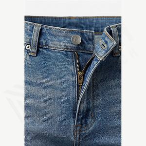 Pantalones Vaqueros de Mezclilla para Hombre 2025, Pantalones Ajustados, Vaqueros Ajustados para Hombre, Venta al por Mayor de Fábrica, Transpirables, Rectos, Servicio OEM - Product Image 4