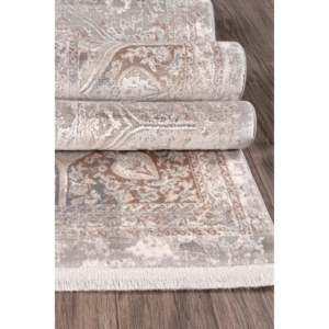 Alfombra Moderna Beige Netline Home Depot MD004, Fibras Sintéticas Duraderas, No Deshilachan, Fácil de Limpiar, para Dormitorio o Estudio - Product Image 4
