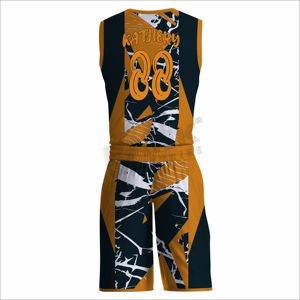 OEM Service เครื่องแบบบาสเก็ตบอลของผู้ชายเครื่องแบบบาสเก็ตบอลทรงสลิมฟิต - Product Image 3