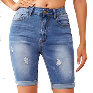 Short en jean vintage personnalisé à la mode Mode en détresse de haute qualité pour les shorts pour hommes Shorts en jean pour hommes - Product Image 2