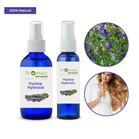 Hydrolat d'hysope 100% pur, eau florale liquide, feuilles, hydrodistillation, modèle OBM AI-HY-6015, origine Europe du Sud, Asie