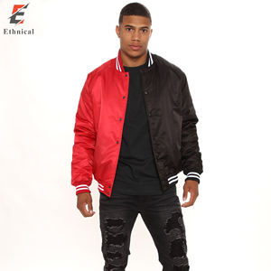 Veste en laine de style universitaire de haute qualité avec col et manches en cuir de vache véritable pour l'hiver, vente en gros directe - Product Image 5