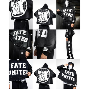 Sudaderas con capucha de punto personalizadas para hombre de servicio OEM 360g con serigrafía Ropa informal cómoda y duradera - Product Image 6