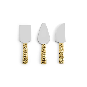 Juego de cuchillos de queso de acero inoxidable hechos a mano de 4 piezas de calidad superior Bandera americana impresa Mango de madera Uso de cocina al por mayor - Product Image 2