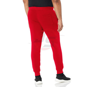 Pantalones de algodón transpirables de cintura alta para hombre, ropa de calle de invierno con parte delantera plana recta personalizada, forro polar informal de secado rápido - Product Image 5