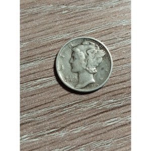 Tarjeta Coleccionable Mercury Dime de 1940 con Múltiples Errores que Resaltan la Característica Única de la "ONE DIME" - Product Image 5