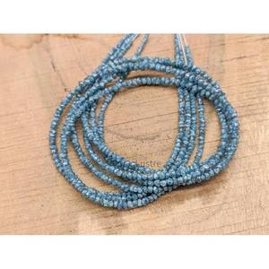 Perlas de Diamante Natural Azul en Bruto de 3 mm, Corte Excelente y Bueno, Claridad VVS1, para la Elaboración de Joyas - Product Image 1