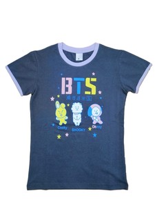 Último diseño, camiseta de alta calidad para niñas, camiseta de manga corta de diseño personalizado a la moda para niñas de Bangladesh - Product Image 3