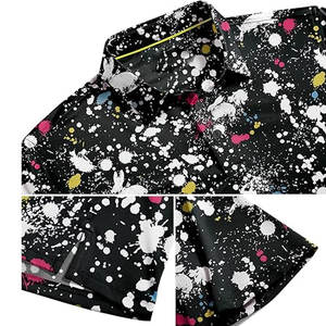 Polo de Golf para Hombre de Material Elástico, Ajuste Cómodo, Ropa de Entrenamiento, Polo de Golf de Material Transpirable - Product Image 5