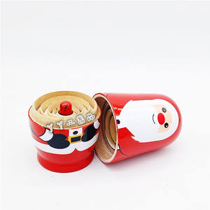 6 pezzi di Babbo Natale e pupazzo di neve in legno russo nidificazione bambole matrioska dipinte a mano per il regalo di natale e decorazione della casa - Product Image 2