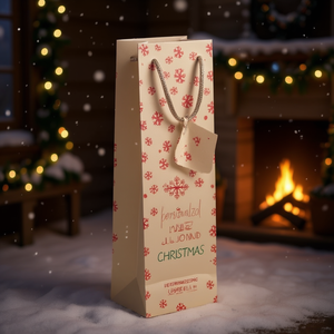 Borsa Porta Vino Personalizzata per Natale e Festività - Product Image 3