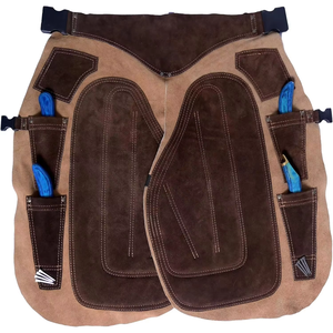 Tablier de maréchal-ferrant professionnel 100% cuir, logo personnalisé, design respirant pour les soins des chevaux, du bétail, vétérinaire, seringues, 2026 Hot - Product Image 5