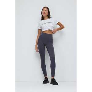 Mid Waist Casual Sport <b>Leggings</b> with Push-up Feature XL Size Seamless <b>Nylon</b> and Spandex Compression Yoga Pants for Gym Use - Product Image 1
