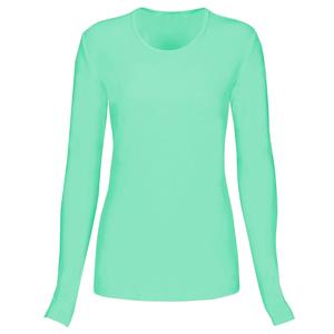 T-shirt à manches longues pour femmes avec trous pour les pouces mode infirmière uniforme Scrubs chemises hôpital en gros pour les femmes - Product Image 6