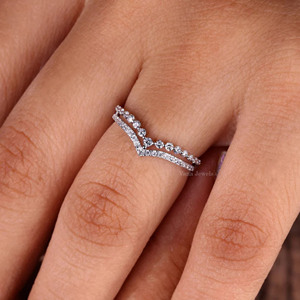 Anillo de aniversario de boda de diamante cultivado en laboratorio redondo de marquesa elegante, regalo de cumpleaños perfecto personalizable para mujer - Product Image 2