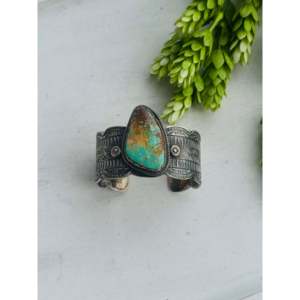 ทิลลี่ จอห์น รอยสตัน กำไลข้อมือแฟชั่น สีเทอร์ควอยซ์และเงินสเตอร์ลิง เครื่องประดับที่หรูหราและมีสไตล์ - Product Image 1