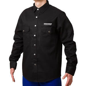 Men's Heavy Duty 100% Cotton Long Sleeve Welding <b>Shirt</b> <b>Flame</b> Resistant and Waterproof Workwear with Breathable Feature - Product Image 3