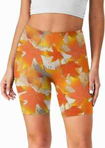 กางเกงขาสั้นสำหรับนักขี่จักรยานโยคะสำหรับผู้หญิงกางเกงขาสั้นผ้าสแปนเด็กซ์สำหรับออกกำลังกายในยิมเอวสูงควบคุมหน้าท้อง - Product Image 4