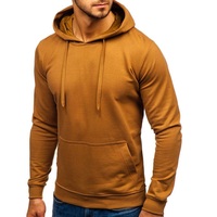 Sudadera con Capucha de Punto Grueso de Alta Calidad, Antiarrugas, de Algodón Ecológico, Estilo Francés, Hombros Caídos, Talla Grande para Hombre