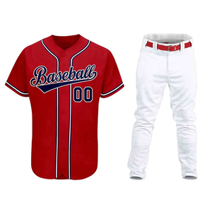 Club de béisbol Barato Sublimación personalizada Camisetas de béisbol Personalizado al por mayor Base Ball Team Uniform Sports Wear Uniformes de béisbol - Product Image 2
