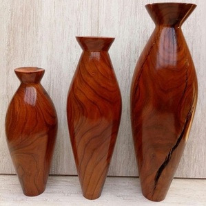 Maceta de madera rústica para decoración de balcón, jardín, patio, con textura de madera natural y larga vida útil duradera - Product Image 4