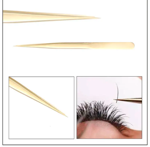Lot de 6 pinces à épiler pour sourcils, couleur personnalisée, marque privée, logo personnalisé, extensions de cils à bas prix - Product Image 4
