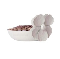 Koninklijke design chocolade dadel snoep schaal met dienblad voor het serveren van gedroogd fruit, snoep, chips en snacks voor kleine feestjes