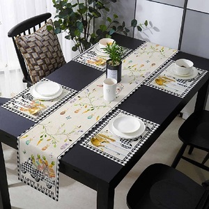 Alfombrilla de mesa moderna para cocina, estera de algodón 100% orgánico con estampado personalizado, certificado GOTS, tapete lavable para comedor, moderna - Product Image 4