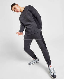 2026 Hoodie Set Custom 100% Cotton Terry Oversized Tracksuit <b>Beanie</b> Men Breathable Cotton Sweatpants and Hoodie Set - Product Image 3