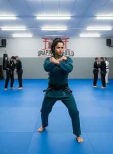 Kimono de Jiu Jitsu Color Verde Azulado en Oferta, con Logotipo Personalizado, Kimono BJJ con Color Personalizado, Conjunto de Jiu Jitsu, Uniforme Profesional de Jiu Jitsu - Product Image 2