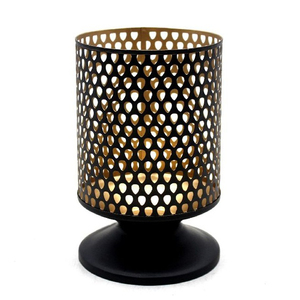 Lanternes à Bougie en Métal Décoratives Extérieures en Aluminium et Métal avec Verre Bougeoir Votif Hurri'cane Ornement de Mariage - Product Image 3