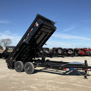 EZ7 83x14 Dump <b>Trailer</b> 14K GVWR Hydraulic Tandem Axle Dump <b>Trailer</b> with 9GA <b>Floor</b> 19 Sides for Sale - Product Image 1