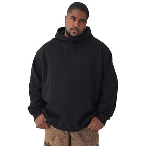 เสื้อฮู้ดผู้ชายผ้าฝ้ายฟลีซ 100% ทรงปกติ สวมใส่สบาย เหมาะสำหรับฤดูหนาว ลายเรียบ ดีไซน์ใหม่มาแรง - Product Image 1