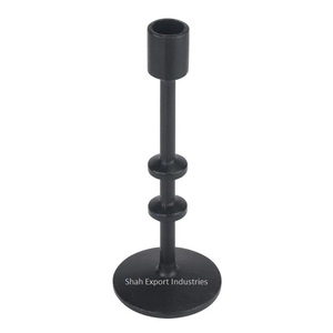 เชิงเทียนโลหะสีดำสำหรับตกแต่งบ้านห้องนั่งเล่นและงานแต่งงาน - Product Image 4