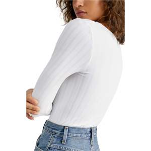 Free People Top casual da donna Lucky You Layering Top bianco taglia X-Small - Product Image 2
