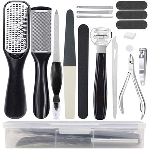 Kit de pedicura profesional más vendido, juego de cuidado de uñas de acero inoxidable de alta calidad, caja hecha a mano - Product Image 1