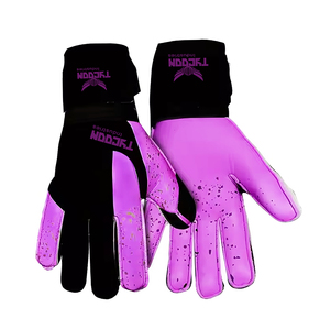 Wholesale Custom Premium Quality Cowhide Leather Goalkeeper Gloves <b>For</b> Kids All Solid Colors <b>For</b> Sports - Product Image 2