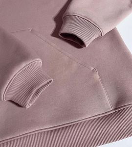 Production directe d'usine, sweat-shirt surdimensionné 100% coton de haute qualité, design personnalisé, lourd, sans cordon, à capuche - Product Image 3