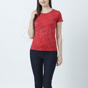 Camisetas de mujer con logotipo personalizado Camisetas de mujer de gran tamaño Camisetas de mujer al por mayor Camisetas de mujer de precio barato - Product Image 5
