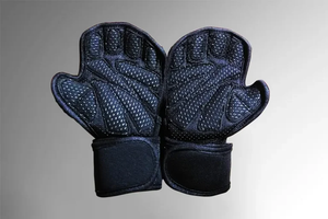 High Quality Half-Finger Integrated Sports Gloves Finger Slits <b>Hand</b> <b>Grips</b> Breathable <b>Adjustable</b> Wrist Strap Durable Palm - Product Image 3