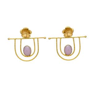 New Arrival Gold Plated Unique Design Dangle Earrings and Brass Earrings - Product Image 1