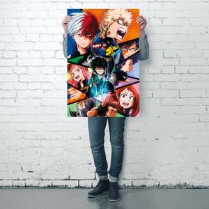 โปสเตอร์อนิเมะมายฮีโร่อะคาเดเมียฉบับตัวละคร - Product Image 1