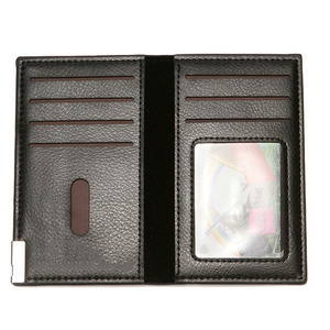 Custom High Quality Men's <b>Business</b> <b>Card</b> Holder Stylish Lightweight Genuine Leather <b>Wallet</b> Durable Fashionable with Long Length - Product Image 3