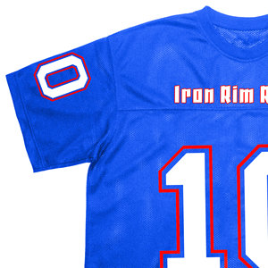 Ropa deportiva con impresión por sublimación personalizada, camiseta de baloncesto, camiseta de fútbol de malla, camiseta cuadrada recortada de gran tamaño para hombres y adultos - Product Image 4