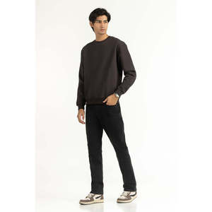Sweat-shirt décontracté en crochet avec logo imprimé et broderie personnalisée, coupe classique, tailles XS à 6XL pour la saison d'automne MN-SWS-WS25-017 - Product Image 6