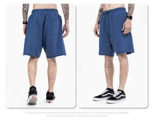 Short de basket-ball en coton décontracté personnalisé Taille élastique Séchage rapide Running Summer Street Cloth Doux Respirant Solide - Product Image 4